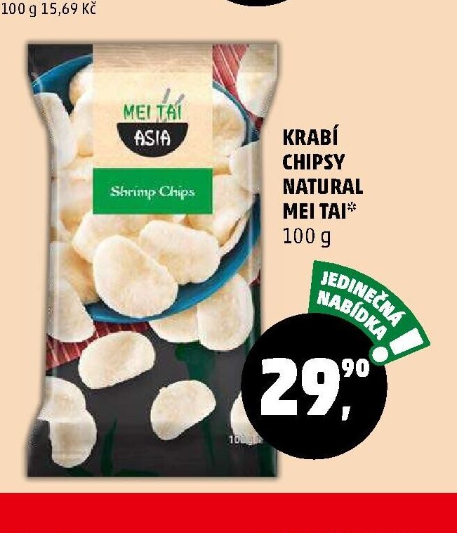 KRABÍ CHIPSY NATURAL MEI TAI