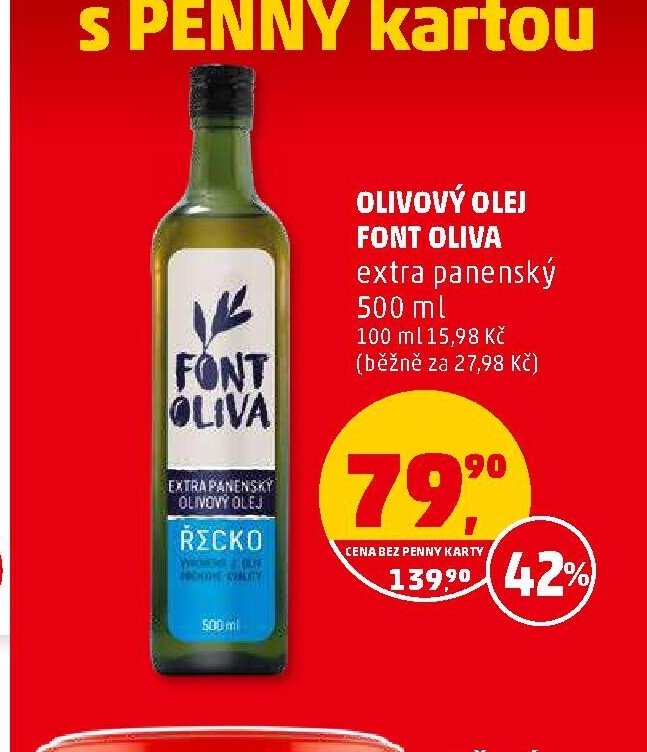 Olivový olej Font Oliva