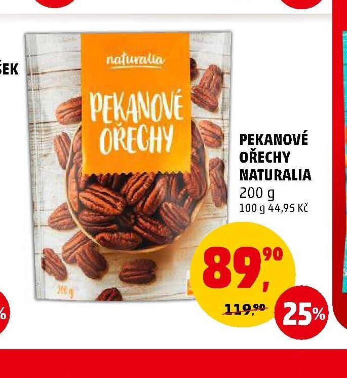 Pekanové ořechy Naturalia