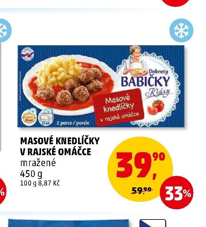 Masové knedlíčky v rajské omáčce