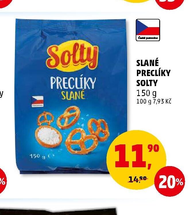 Slané preclíky Solty