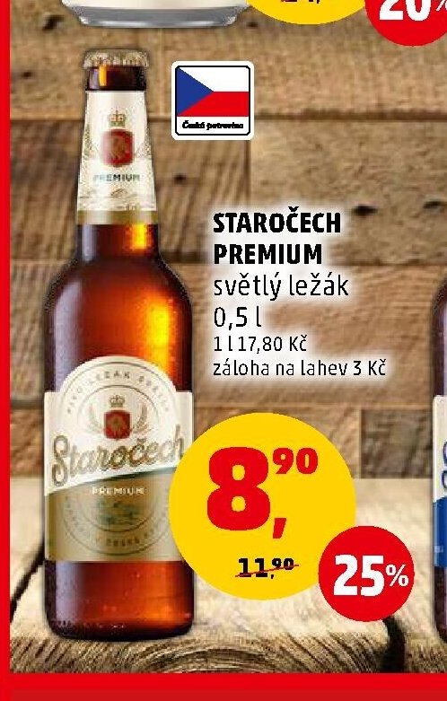 Staročech PREMIUM světlý ležák