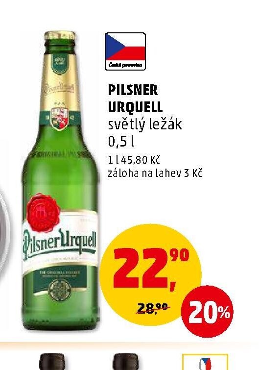 PILSNER URQUELL světlý ležák 0,5 l