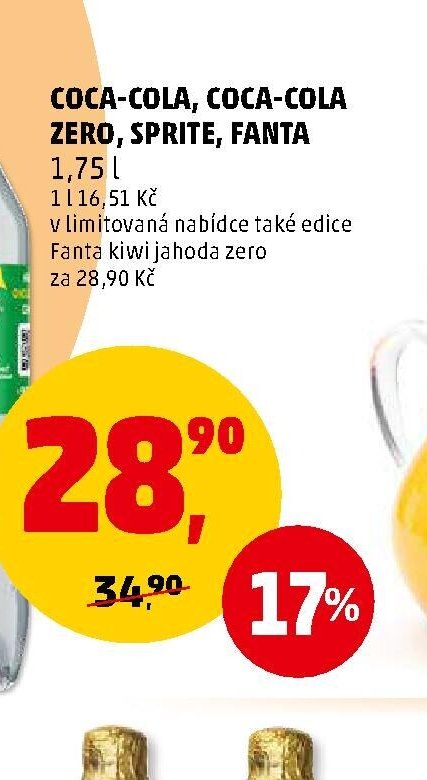 Coca-Cola, Coca-Cola Zero, Sprite, Fanta