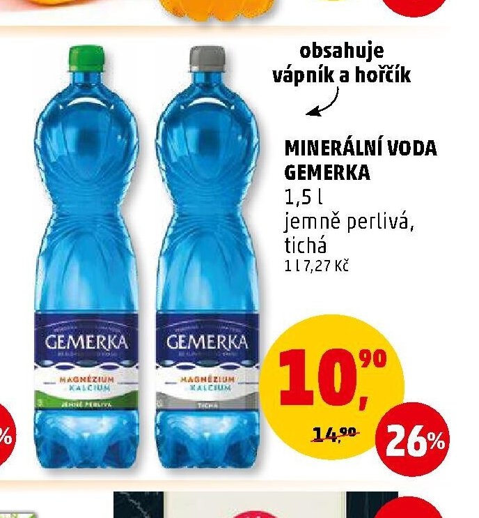 Minerální voda Gemerka