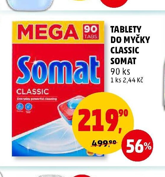 TABLETY DO MYČKY CLASSIC SOMAT