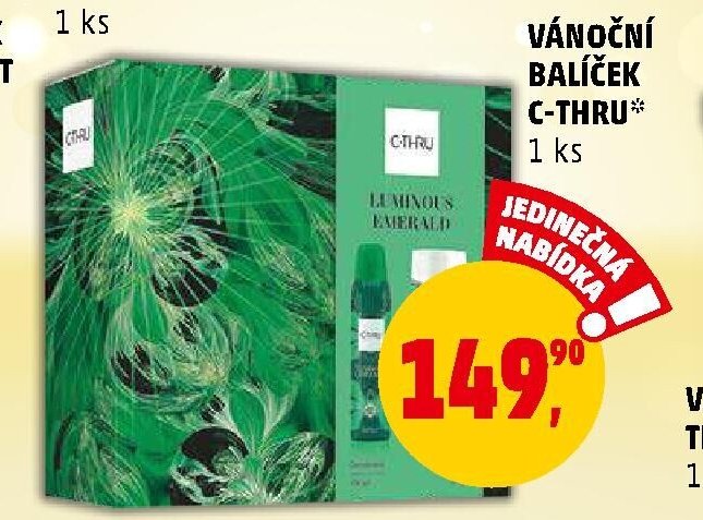 VÁNOČNÍ BALÍČEK C-THRU