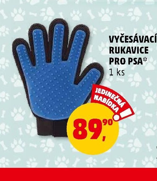 Vyčesávací rukavice pro psa