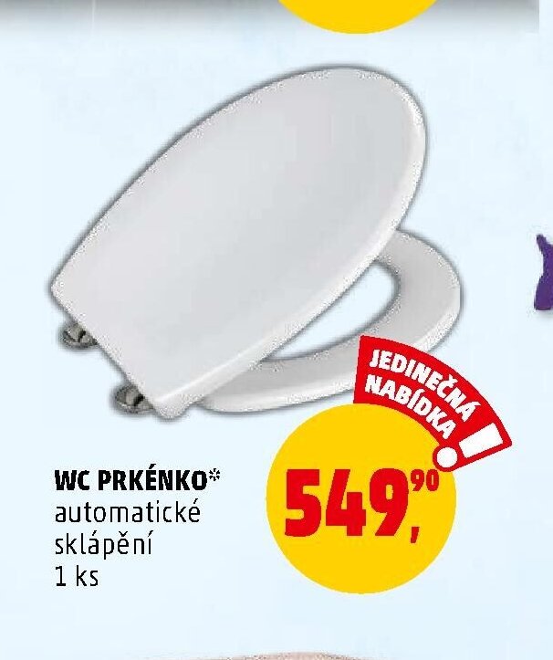 WC PRKÉNKO automatické sklápění