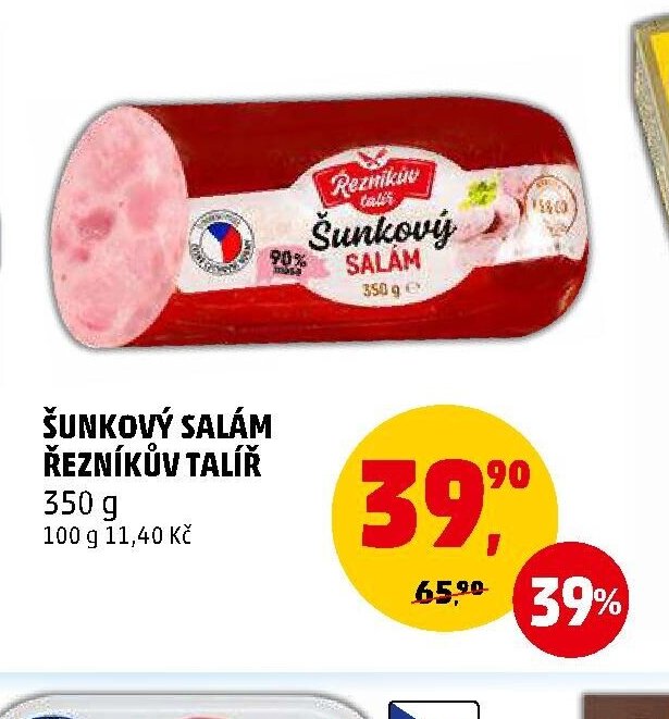 Šunkový salám Řezníkův talíř