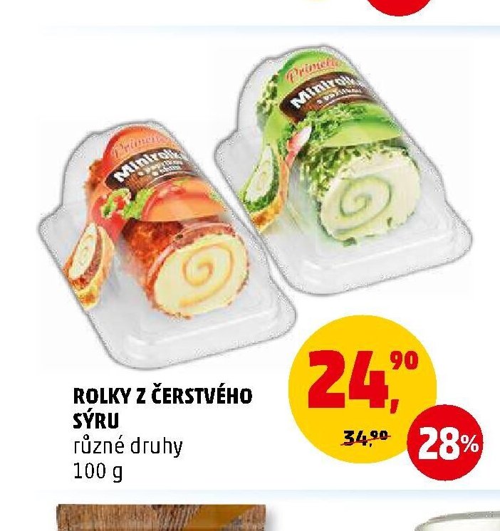 Rolky z čerstvého sýru