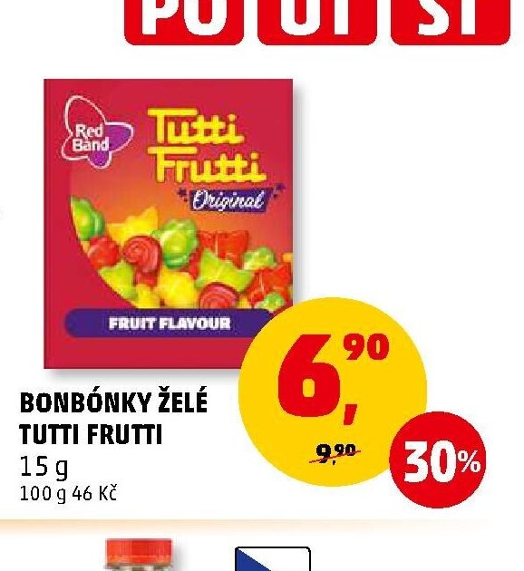 BONBÓNKY ŽELÉ TUTTI FRUTTI
