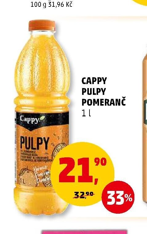CAPPY PULPY POMERANČ