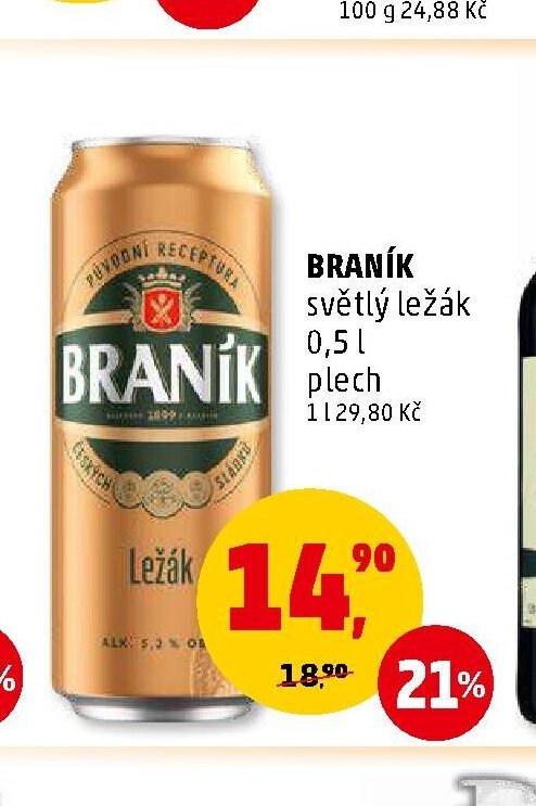 BRANÍK světlý ležák