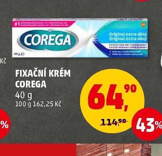 Fixační krém Corega