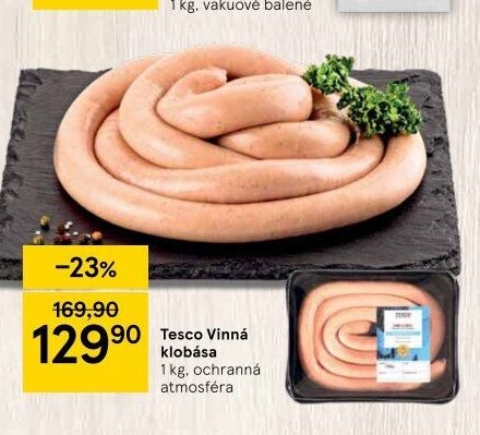 Tesco Vinná klobása