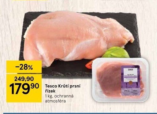 Tesco Krůtí prsní řízek