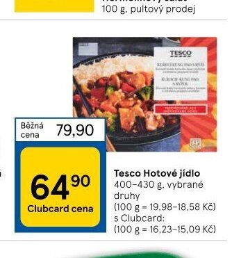 Tesco Hotové jídlo