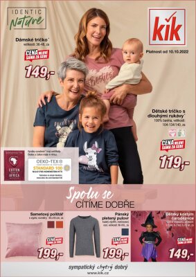 akční leták Kik textil 10.10.2022-31.10.2022