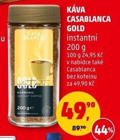 Instantní káva Casablanca Gold