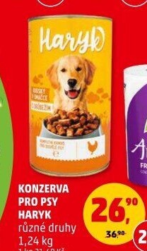 Konzerva pro psy Haryk