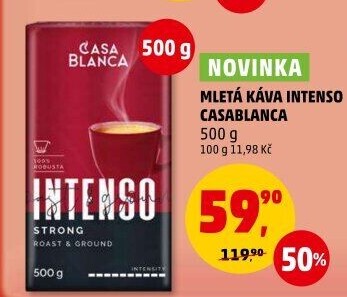 Mletá káva Intenso Casablanca