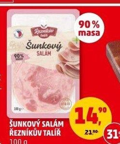 Salám šunkový Řezníkův talíř