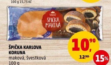 Špička s náplní Karlova Koruna