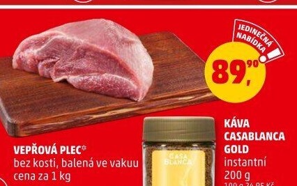 Vepřová plec bez kosti