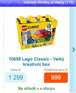 10698 Lego Classic - Velký kreativní box