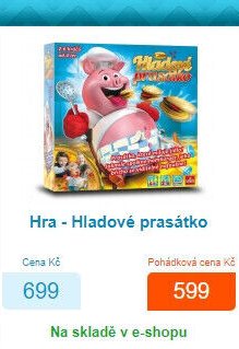 Hra - Hladové prasátko