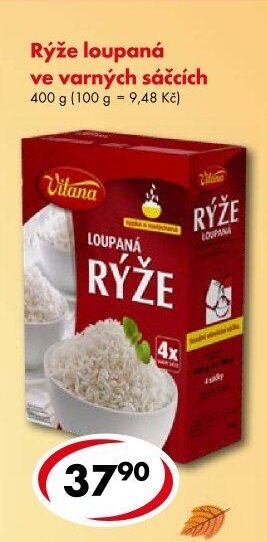 Rýže loupaná ve varných sáčcích