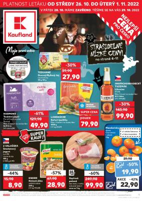 akční leták Kaufland 26.10.2022-1.11.2022