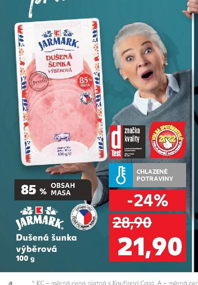 JARMARK Dušená šunka výběrová