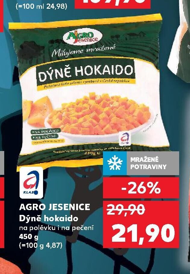 AGRO JESENICE Dýně hokaido