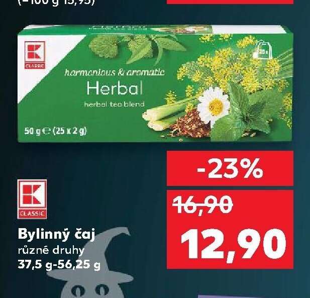 Bylinný čaj různé druhy 37,5 g