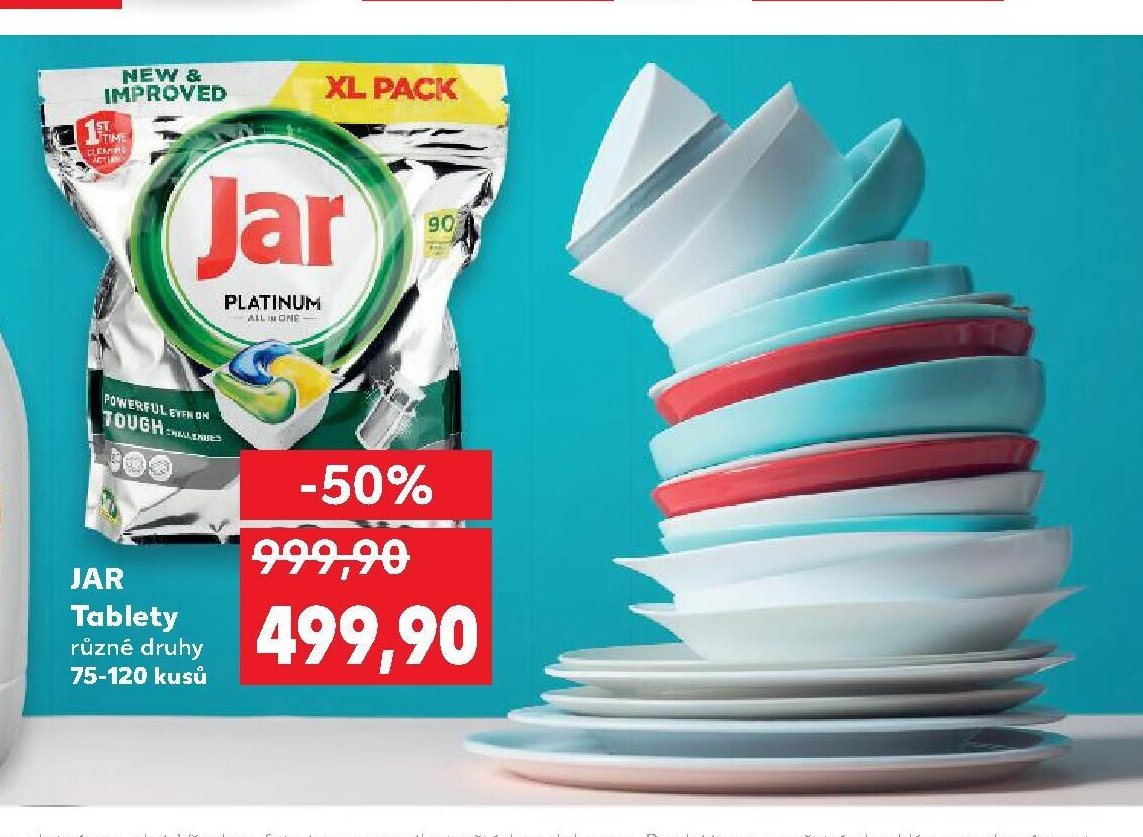 JAR Tablety různé druhy 75-120 kusů