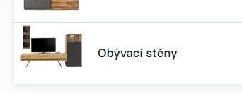 Obývací stěny