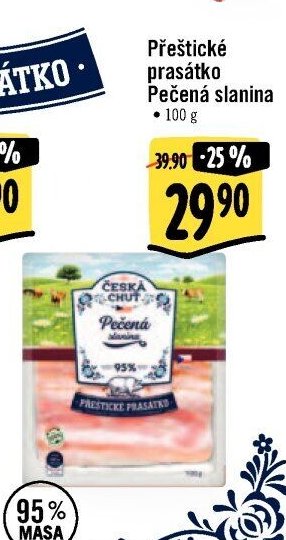 Přestické prasátko Pečená slanina