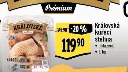 Královská kuřecí stehna