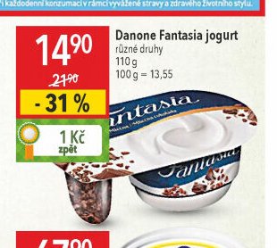 Danone Fantasia jogurt