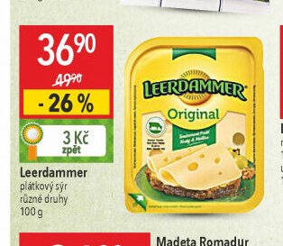 Leerdammer plátkový sýr