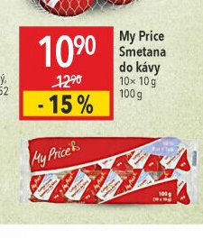 My Price Smetana do kávy