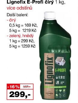 Lignofix E-Profi čirý 1 kg