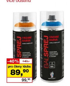 BALSPREJ email, základ a lak akrylový 400 ml