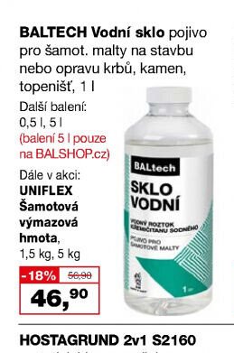 BALTECH Vodní sklo pojivo pro šamot