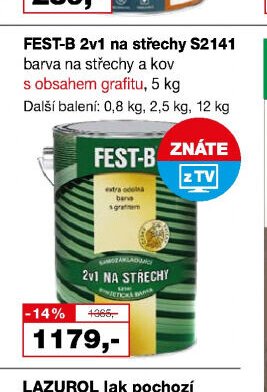 FEST-B 2v1 na střechy S2141