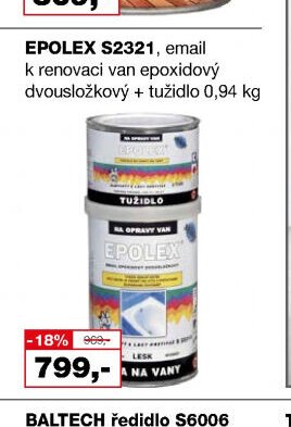 EPOLEX S2321, email k renovaci van