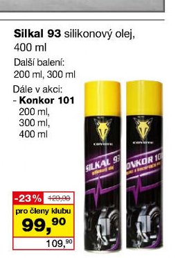Silkal 93 silikonový olej