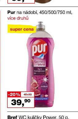 Pur na nádobí, 450/500/750 ml